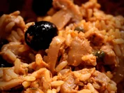 Thunfisch-Pesto-Kapern-Oliven-Reis; Mediterrane Reste-Pfanne - Rezept - Bild Nr. 2189