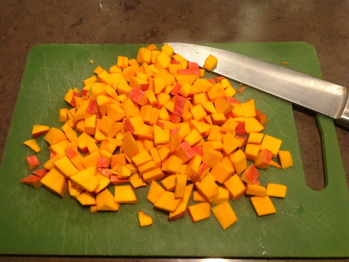 Kürbis-Birnen-Risotto mit Grana Padano - Rezept - Bild Nr. 2197