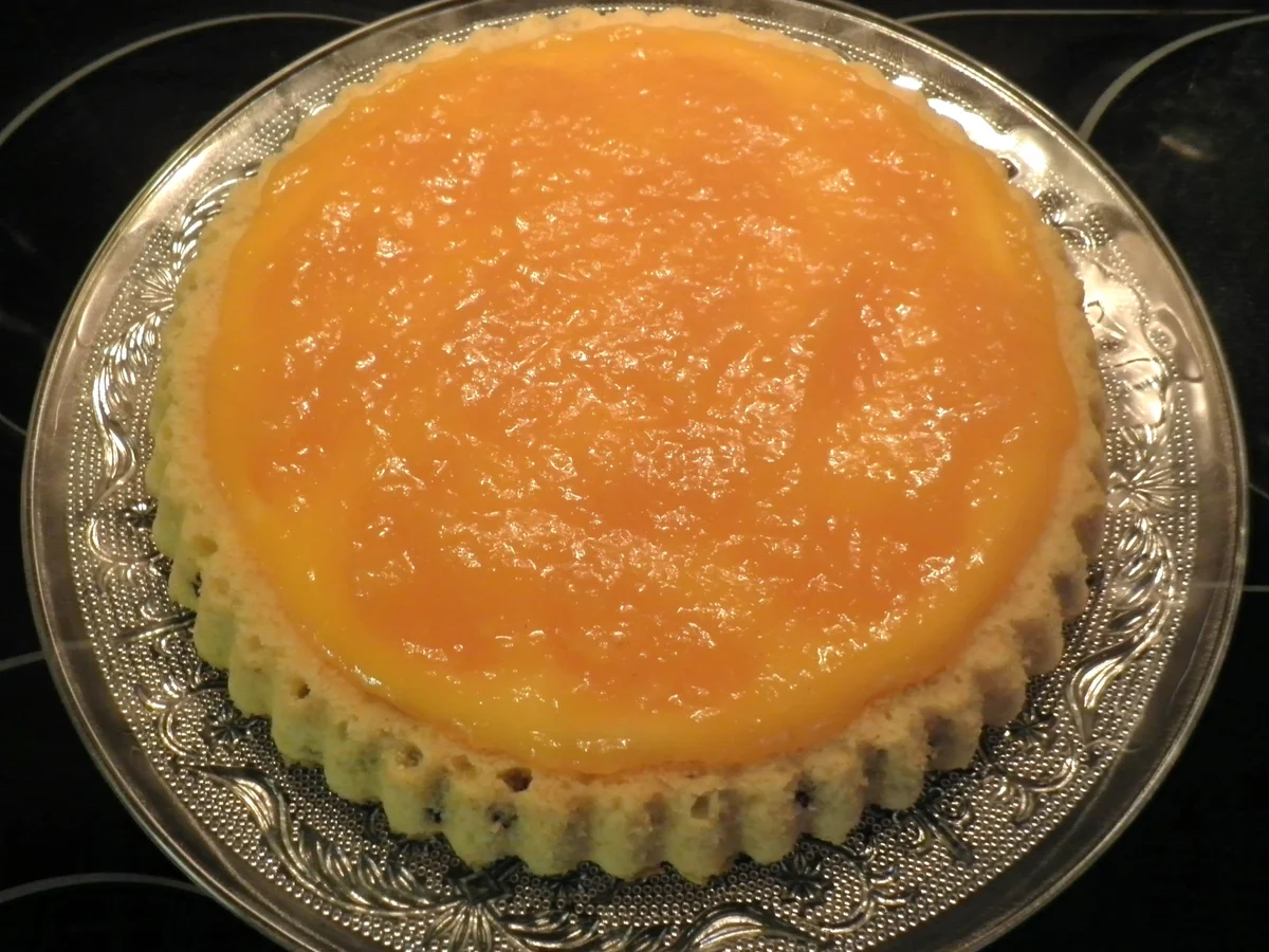 Kleine Torte mit Mandarinen und Kaki - Rezept - Bild Nr. 2239