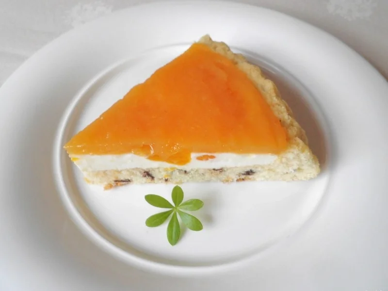 Kleine Torte mit Mandarinen und Kaki - Rezept - Bild Nr. 2240