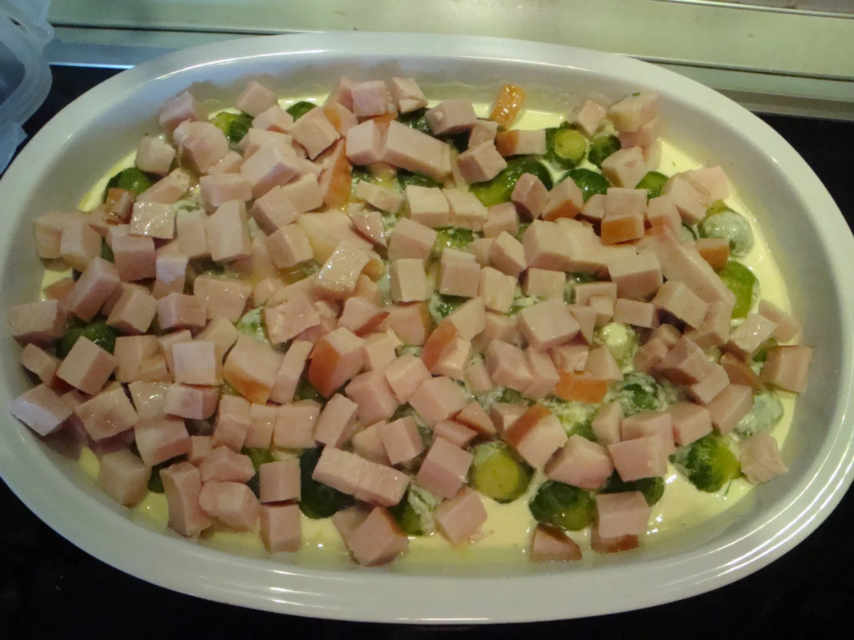 Rosenkohl mit Ziegenkäse und Kartoffelbrei - Rezept - Bild Nr. 2232