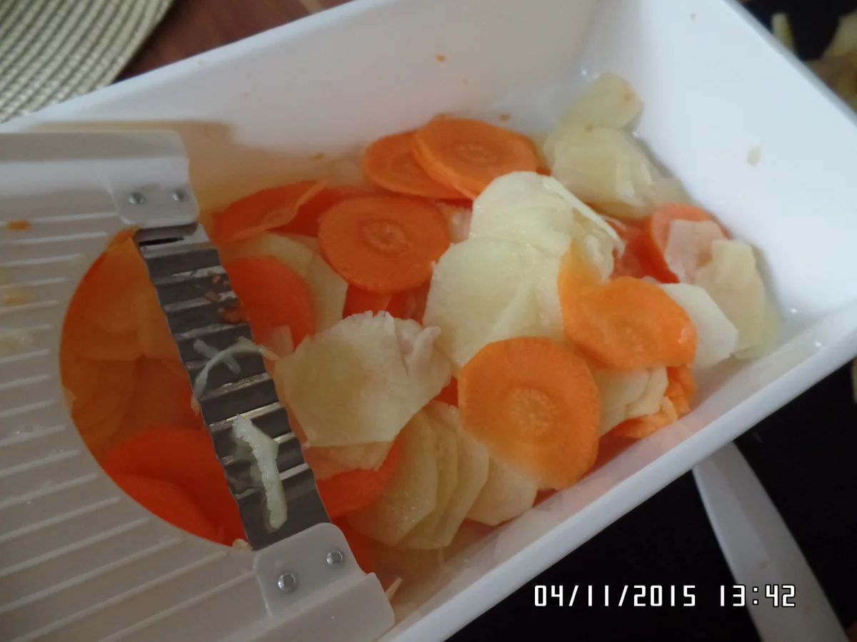 Käseschnitzel mit Möhren-Kartoffeln - Rezept - Bild Nr. 2231