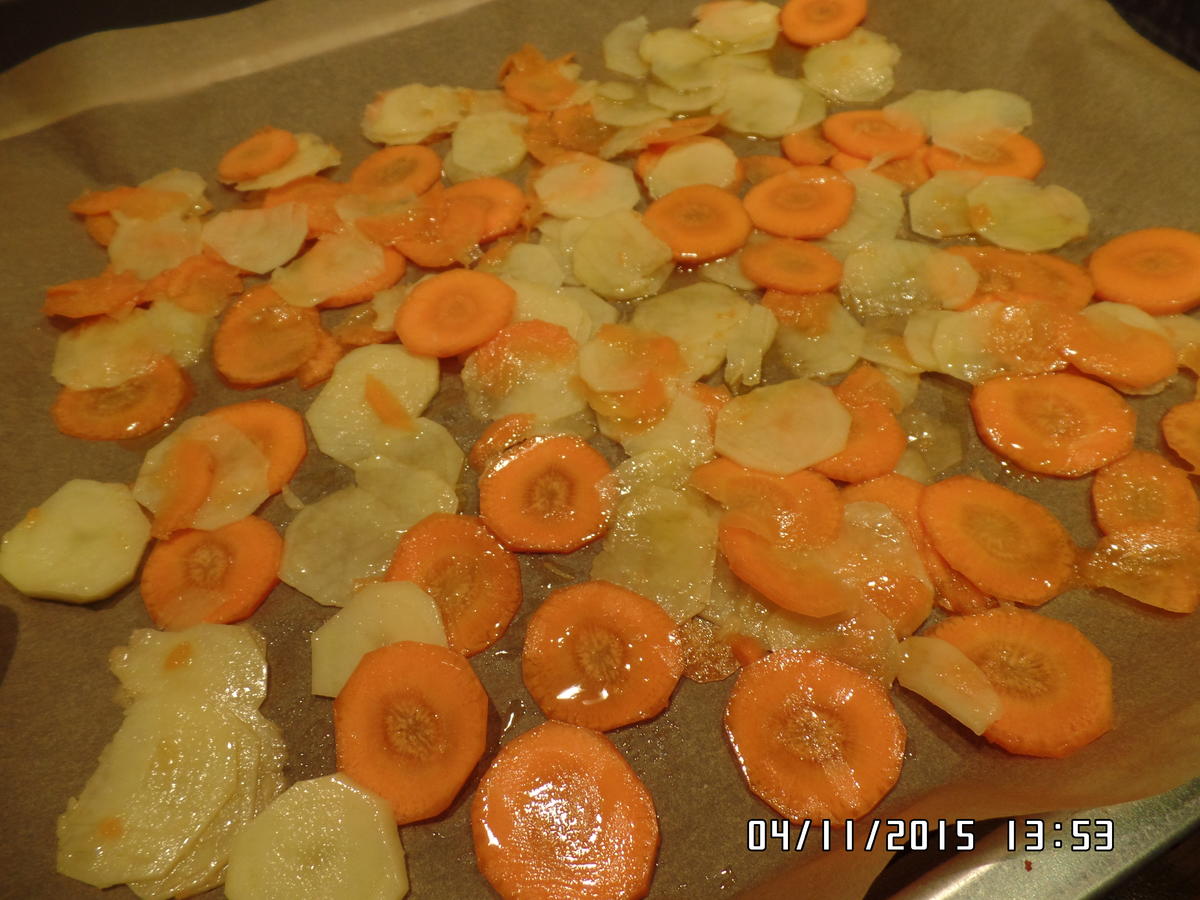 Käseschnitzel mit Möhren-Kartoffeln - Rezept - Bild Nr. 2232