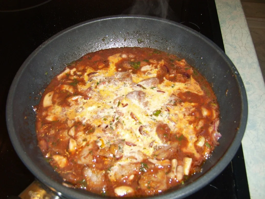 Schweineleber im Milchbad an Champignons - Rezept - Bild Nr. 2293