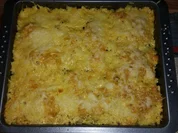 Hähnchen file auf Zucchinizwiebel Bett mit einer feinen Senf Sosse - Rezept - Bild Nr. 2285