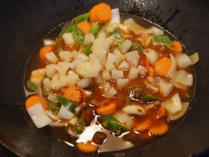 Rezept: Schweinefleischbällchen süss-sauer Bild Nr. 2295 Schweinefleischbällchen süss-sauer - Rezept - Bild Nr. 2295