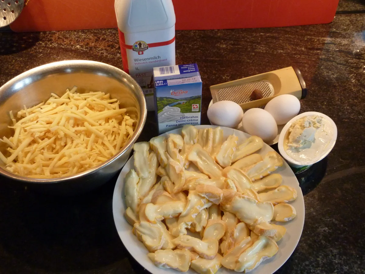Käse Kuchen  " Franco - Suisse " - Rezept - Bild Nr. 2305