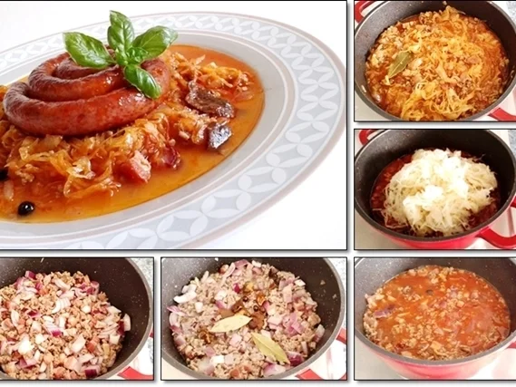 Deftiger Sauerkraut- Hackfleisch Eintopf mit Wurstschnecke - Rezept - Bild Nr. 2330