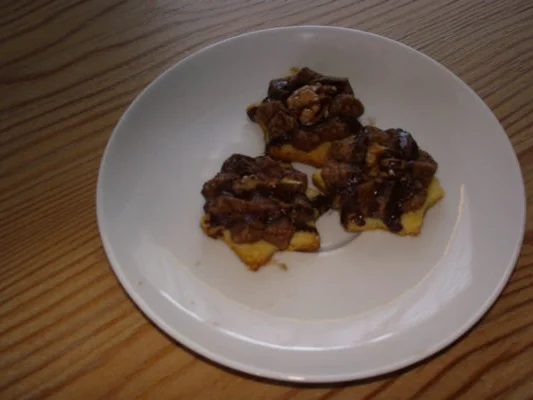 Rezept: Mürbeteigsterne mit Mokka-Spritz Bild Nr. 2318 Mürbeteigsterne mit Mokka-Spritz - Rezept - Bild Nr. 2318