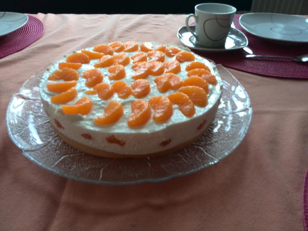 fruchtige Mandarinentorte mit Quarkcreme - Rezept - Bild Nr. 2350