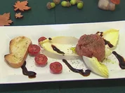 Jungbullen-Carne auf Blattsalat - Rezept - Bild Nr. 2377