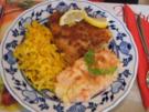Schollenfilet mit Sellerienudeln und Paprika-Kartoffelstampf - Rezept - Bild Nr. 2395
