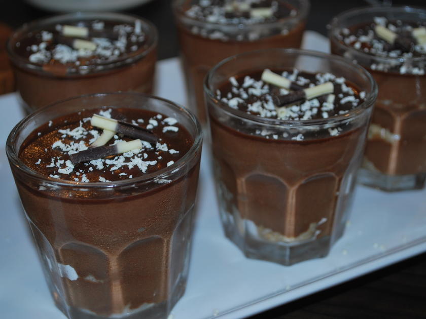 Schoko Mousse Trifle mit Schokoladenkaramell - einfach - von Anni2000