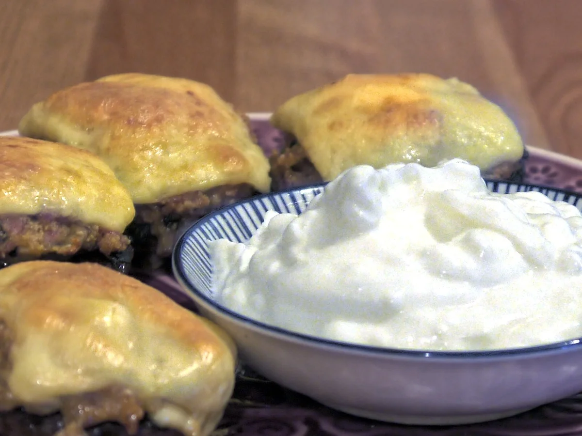 Gefüllte und überbackene Champignons - Rezept - Bild Nr. 2453