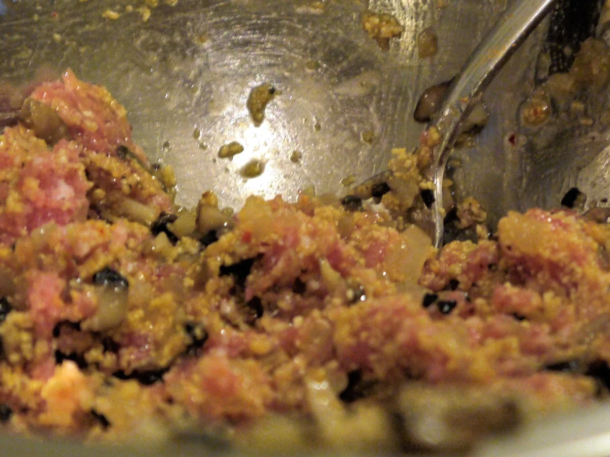 Gefüllte und überbackene Champignons - Rezept - Bild Nr. 2461