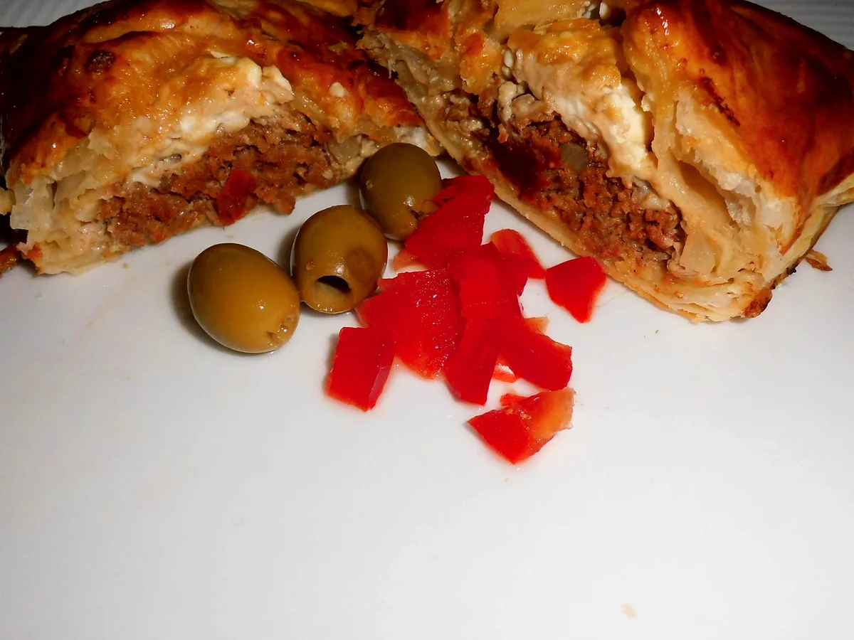 blätterteigtaschen mediteran gefüllt - Rezept - Bild Nr. 2436