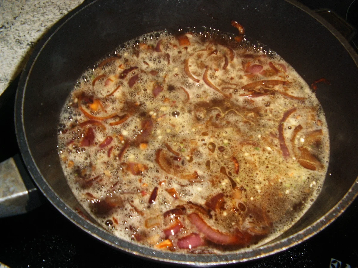 Kotelett mit karamellisierter Biersoße - Rezept - Bild Nr. 2488