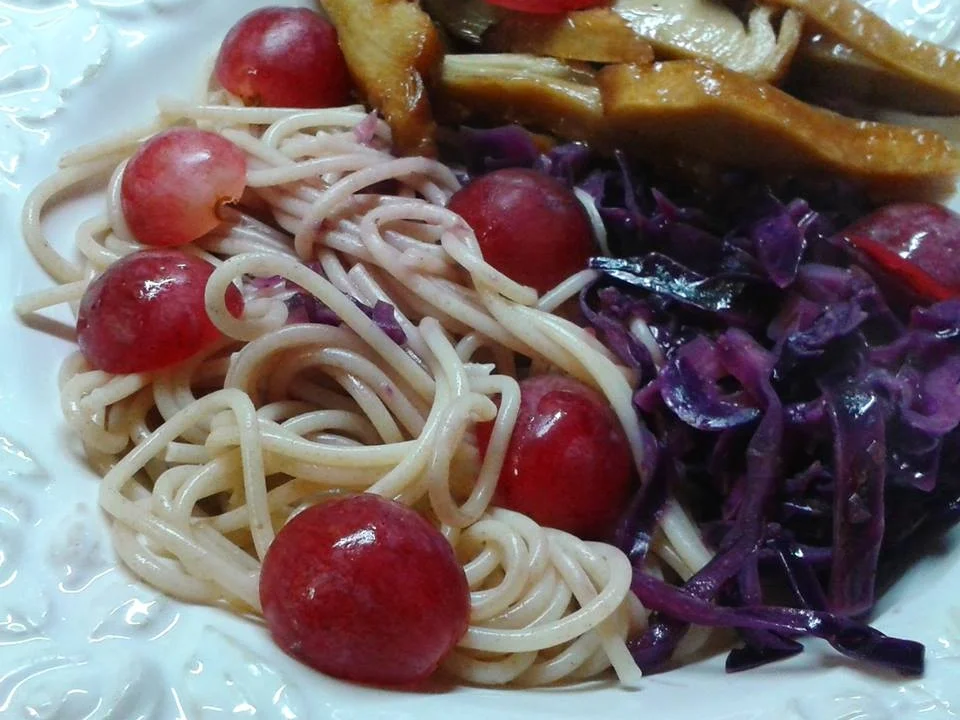 Rotkohlpasta zu Seitanente - Rezept - Bild Nr. 2475
