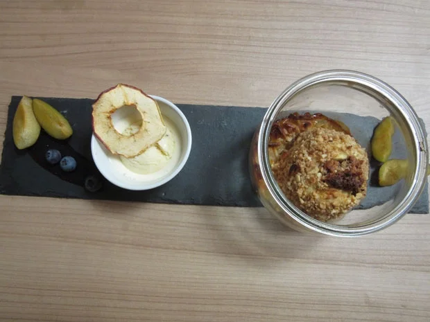 Bratapfel im Glas und cremiges Vanille-Eis - Rezept - Bild Nr. 2491