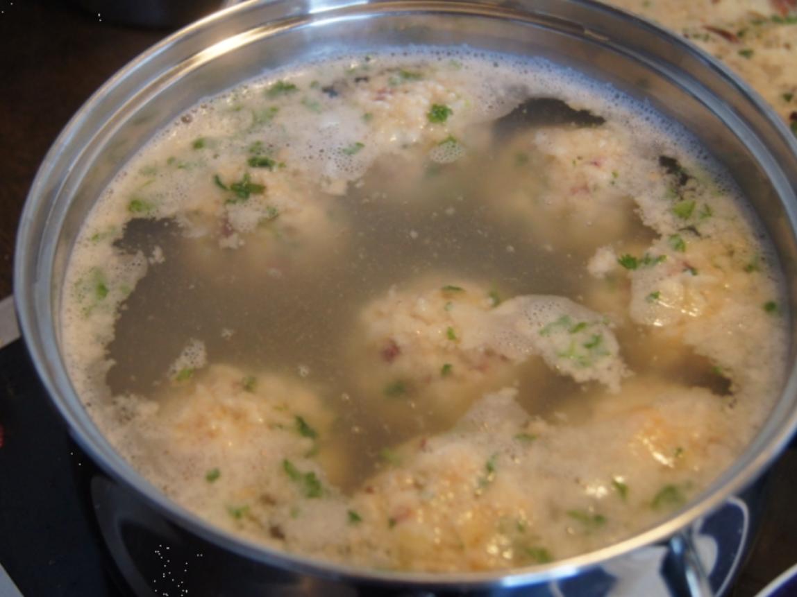 Schinken Semmelknödel mit Steinpilzragout - einfach - von MausVoh