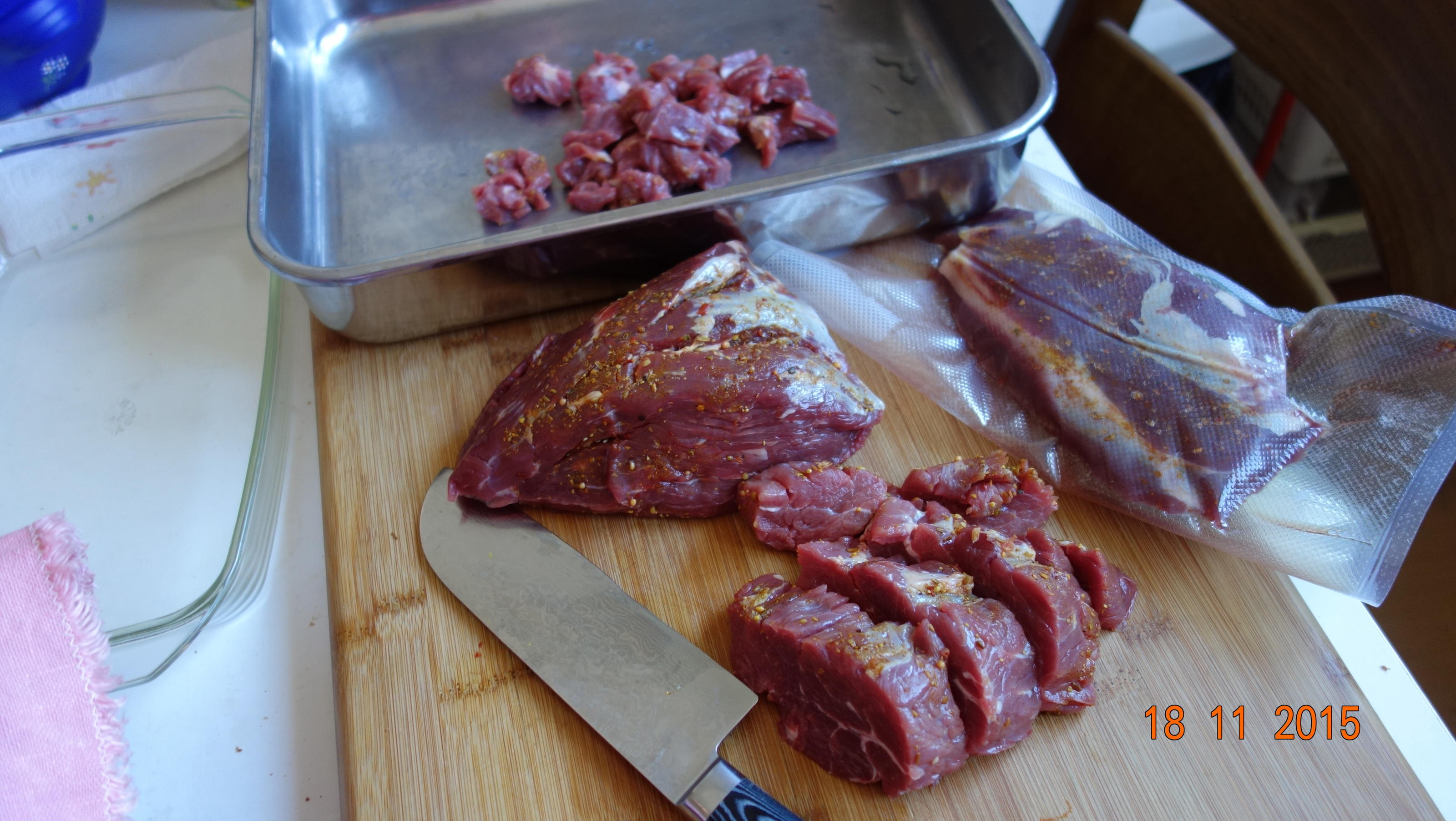 Bilder für Gulasch - wieder vom Almochs mit neuer Würzung nach Waltl; - Rezept