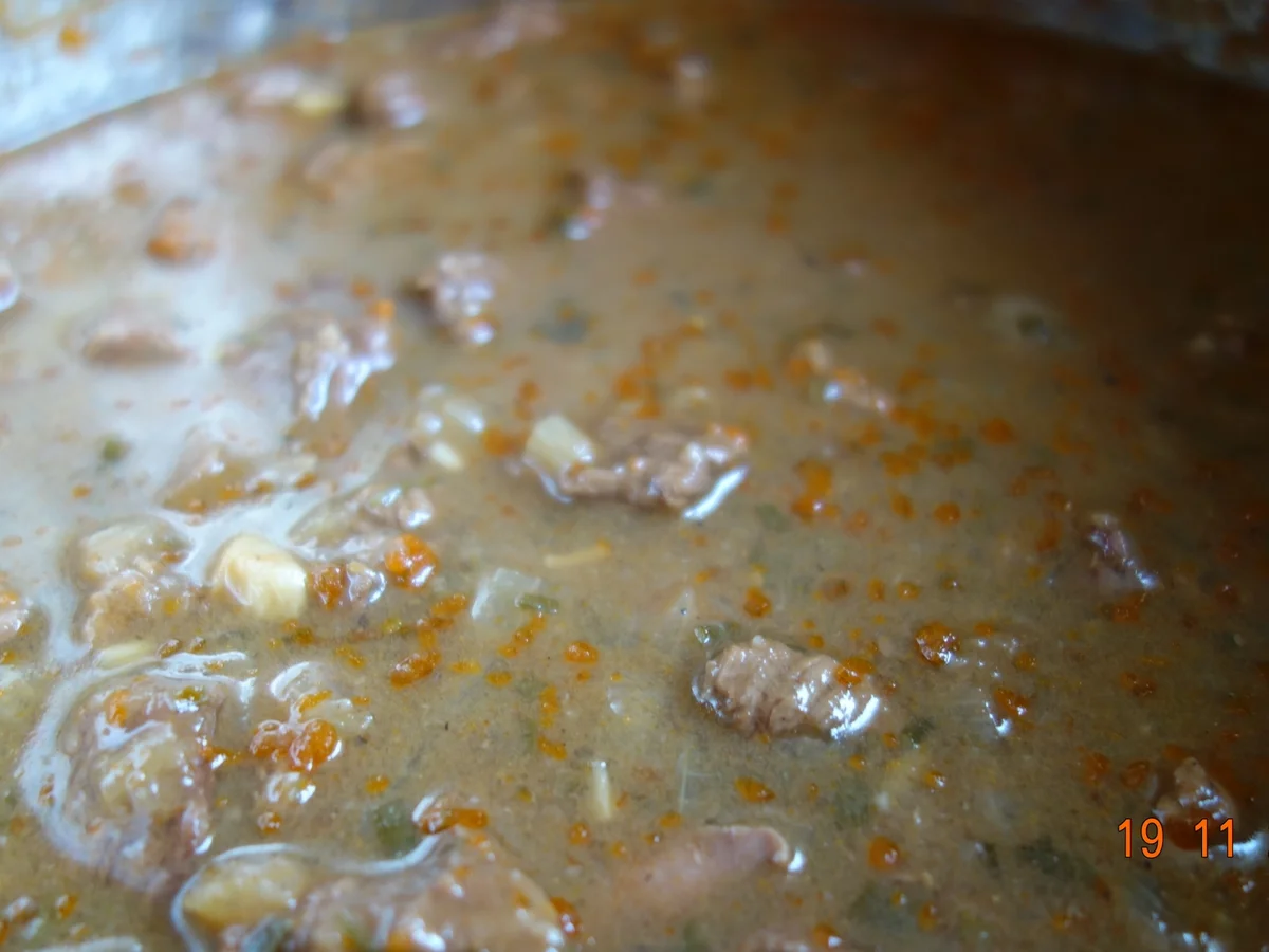 Gulasch - wieder vom Almochs mit neuer Würzung nach Waltl; - Rezept - Bild Nr. 2547