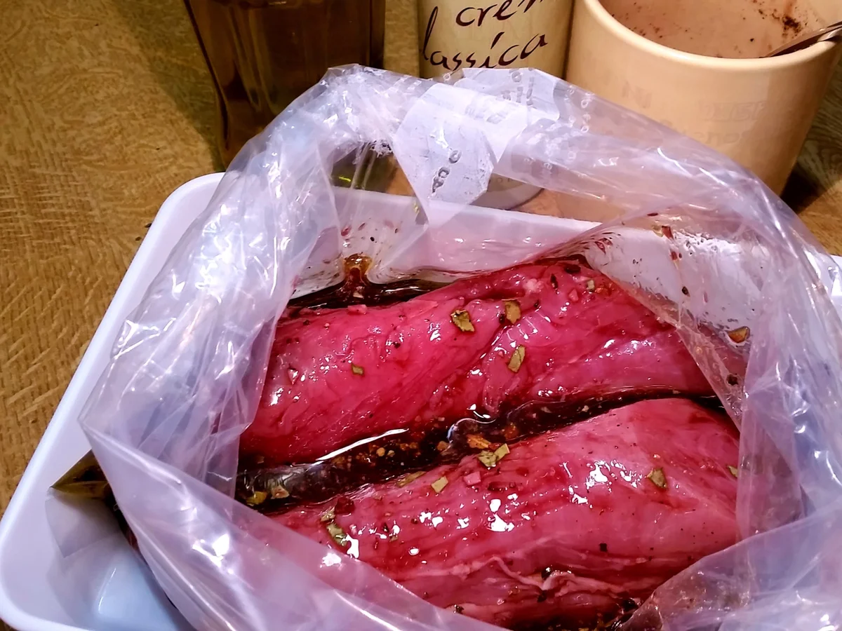 Rezept: Marinierte Lendchen mit Balsamicosoße Bild Nr. 2566 Marinierte Lendchen mit Balsamicosoße - Rezept - Bild Nr. 2566