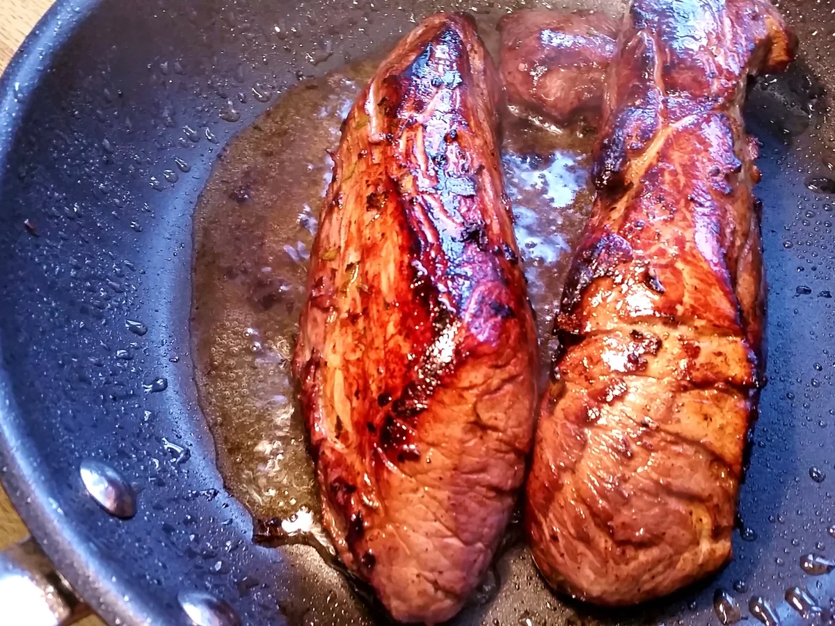 Rezept: Marinierte Lendchen mit Balsamicosoße Bild Nr. 2569 Marinierte Lendchen mit Balsamicosoße - Rezept - Bild Nr. 2569