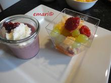 Cranberry Vanille Soja Dessert mit Chia Samen - Rezept - Bild Nr. 2834