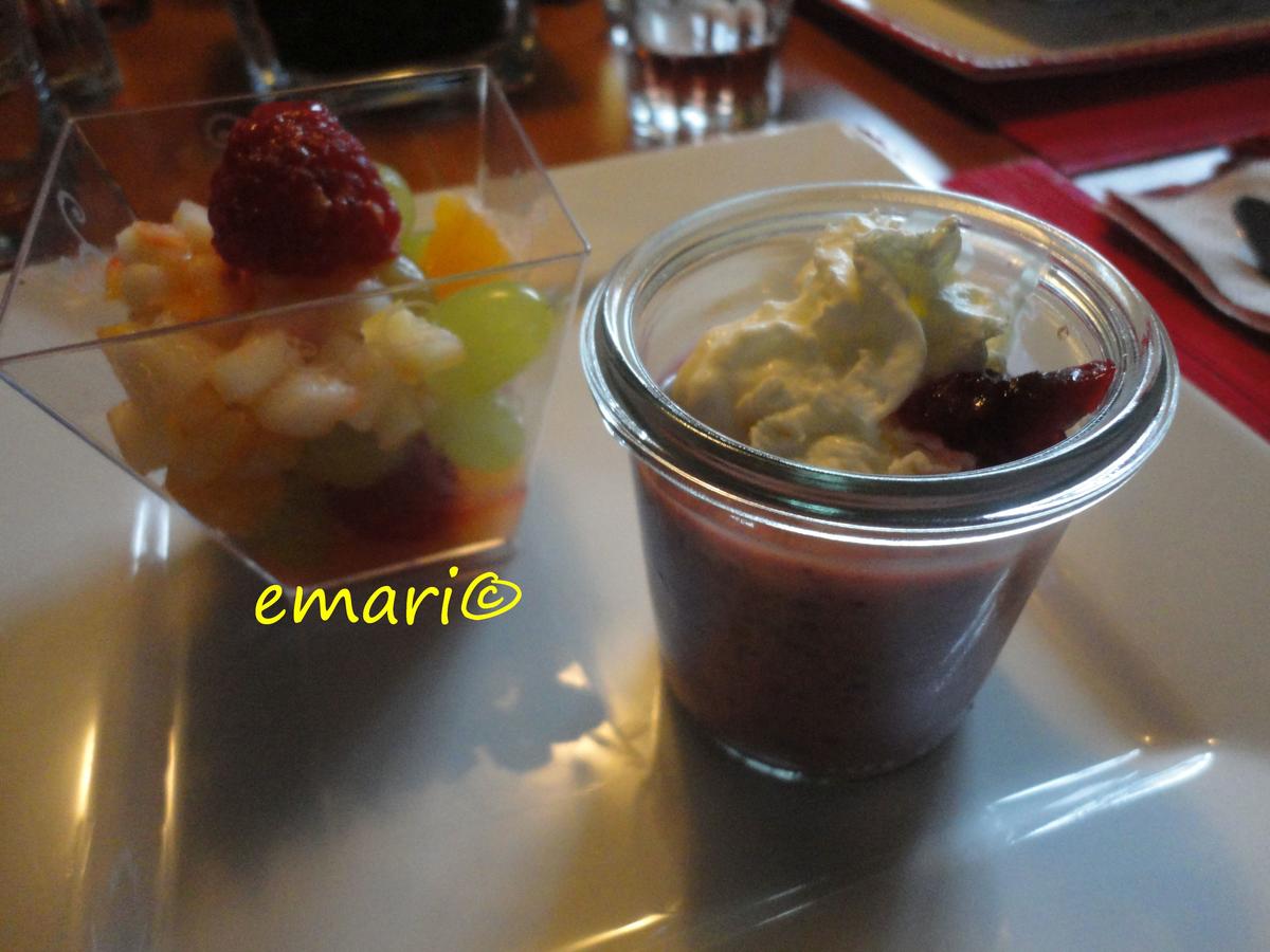 Cranberry Vanille Soja Dessert mit Chia Samen - Rezept - Bild Nr. 2836