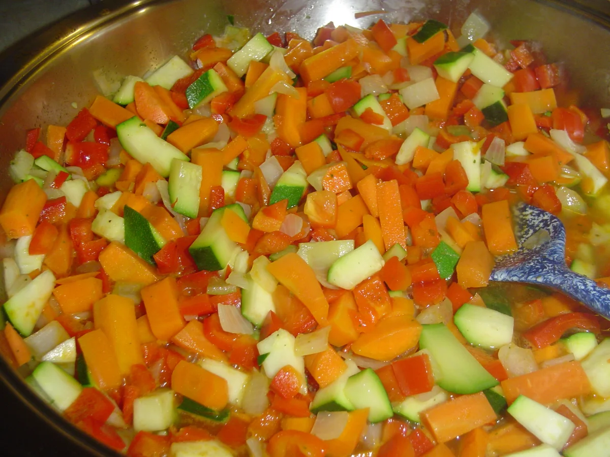 Rezept: Gemüse mit einer Mascarponesauce Bild Nr. 2631 Gemüse mit einer Mascarponesauce - Rezept - Bild Nr. 2631