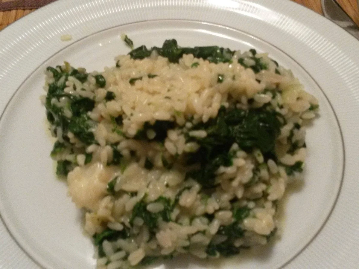 Rezept: Risotto mit Spinat und Gorgonzola Bild Nr. 2633 Risotto mit Spinat und Gorgonzola - Rezept - Bild Nr. 2633