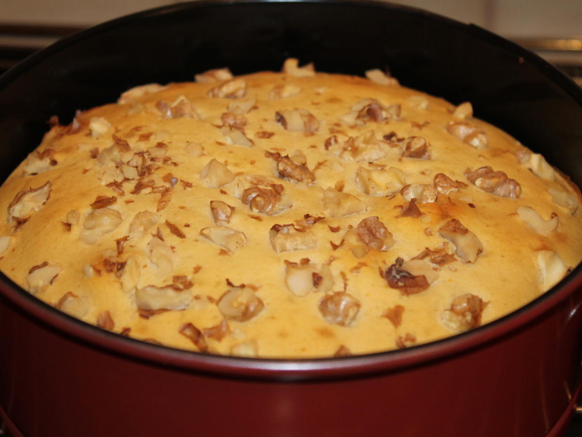 Weihnachtlicher Birnen Marzipan Kuchen - einfach - 273 kcal/100g