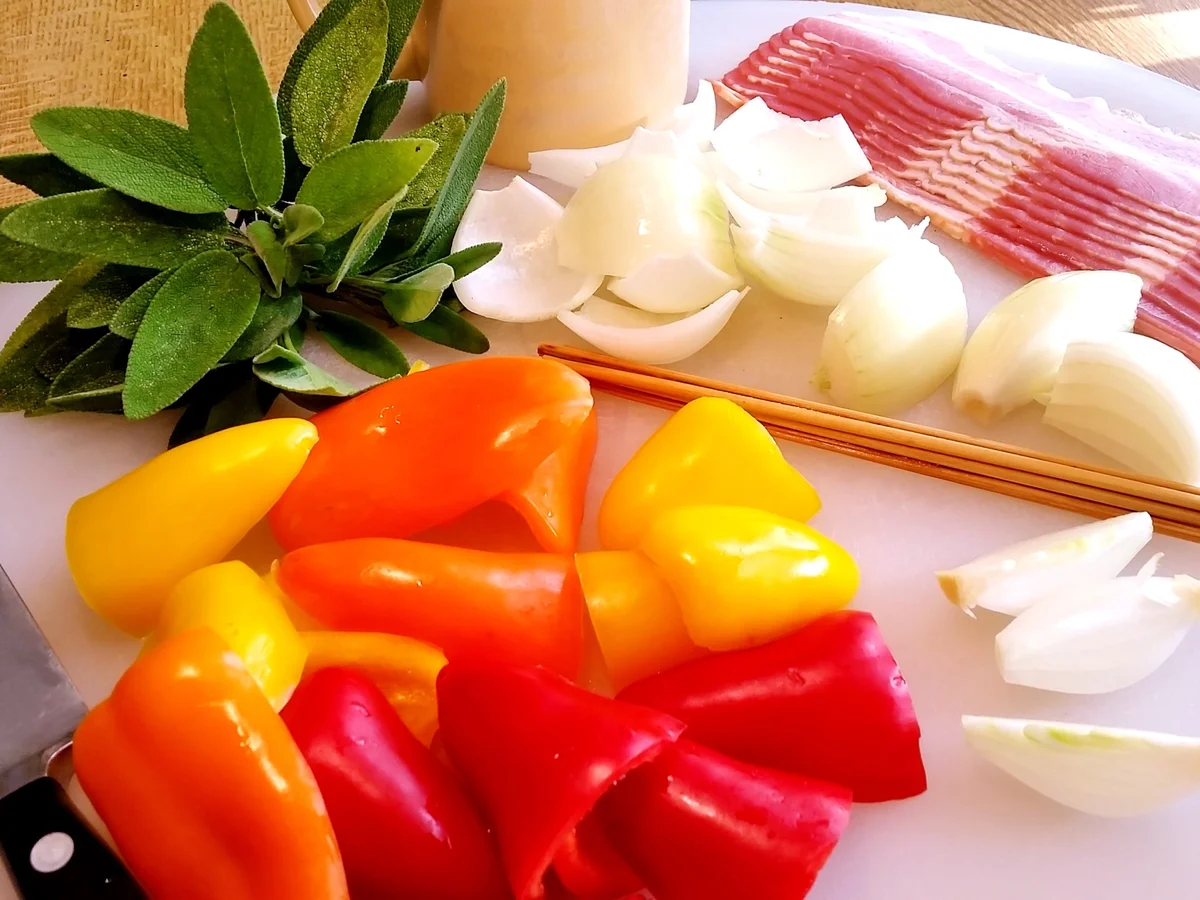 Aufgespießtes Gemüse ... - Rezept - Bild Nr. 2664