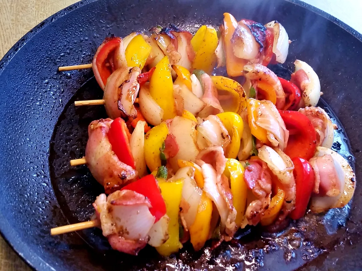 Aufgespießtes Gemüse ... - Rezept - Bild Nr. 2668