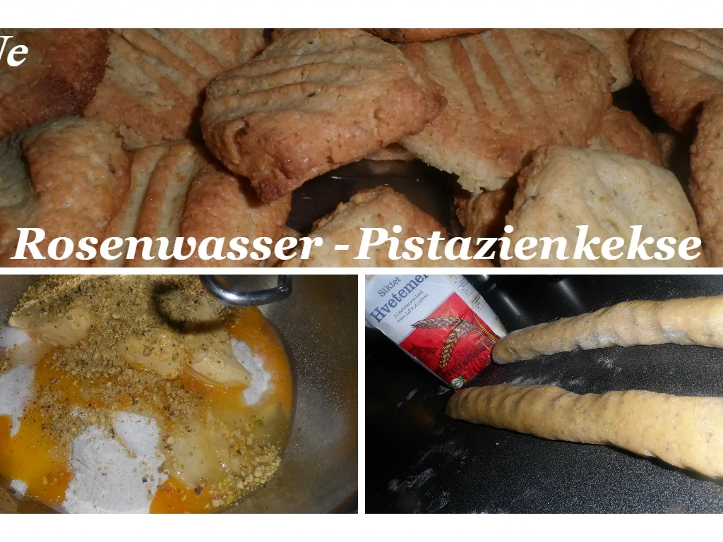 BiNe` S ROSENWASSER - PISTAZIENKEKSE - Rezept - Bild Nr. 2708