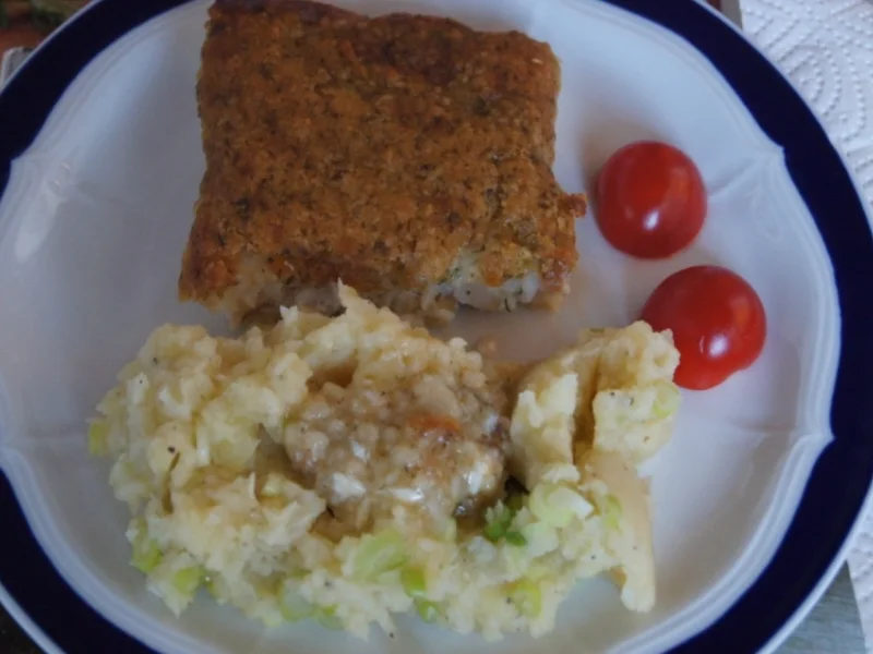 Rezept: Schlemmerfilet mit Sellerie-Kartoffelstampf Bild Nr. 2726 Schlemmerfilet mit Sellerie-Kartoffelstampf - Rezept - Bild Nr. 2726