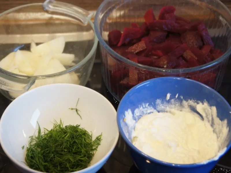 Rezept: Garnelen mit warmen Rote Beete Bild Nr. 2731 Garnelen mit warmen Rote Beete - Rezept - Bild Nr. 2731