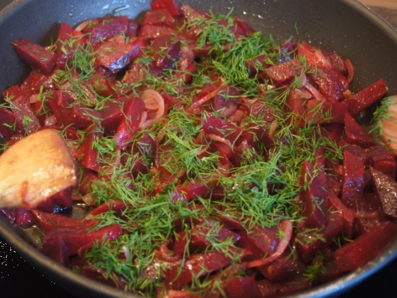 Rezept: Garnelen mit warmen Rote Beete Bild Nr. 2734 Garnelen mit warmen Rote Beete - Rezept - Bild Nr. 2734