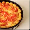 Apfelrosen Kuchen  mit Vanillecreme - Rezept - Bild Nr. 2749