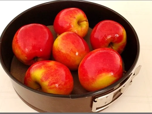 Apfelrosen Kuchen  mit Vanillecreme - Rezept - Bild Nr. 2751