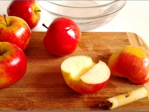 Apfelrosen Kuchen  mit Vanillecreme - Rezept - Bild Nr. 2762