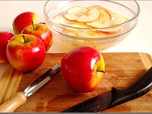 Apfelrosen Kuchen  mit Vanillecreme - Rezept - Bild Nr. 2763