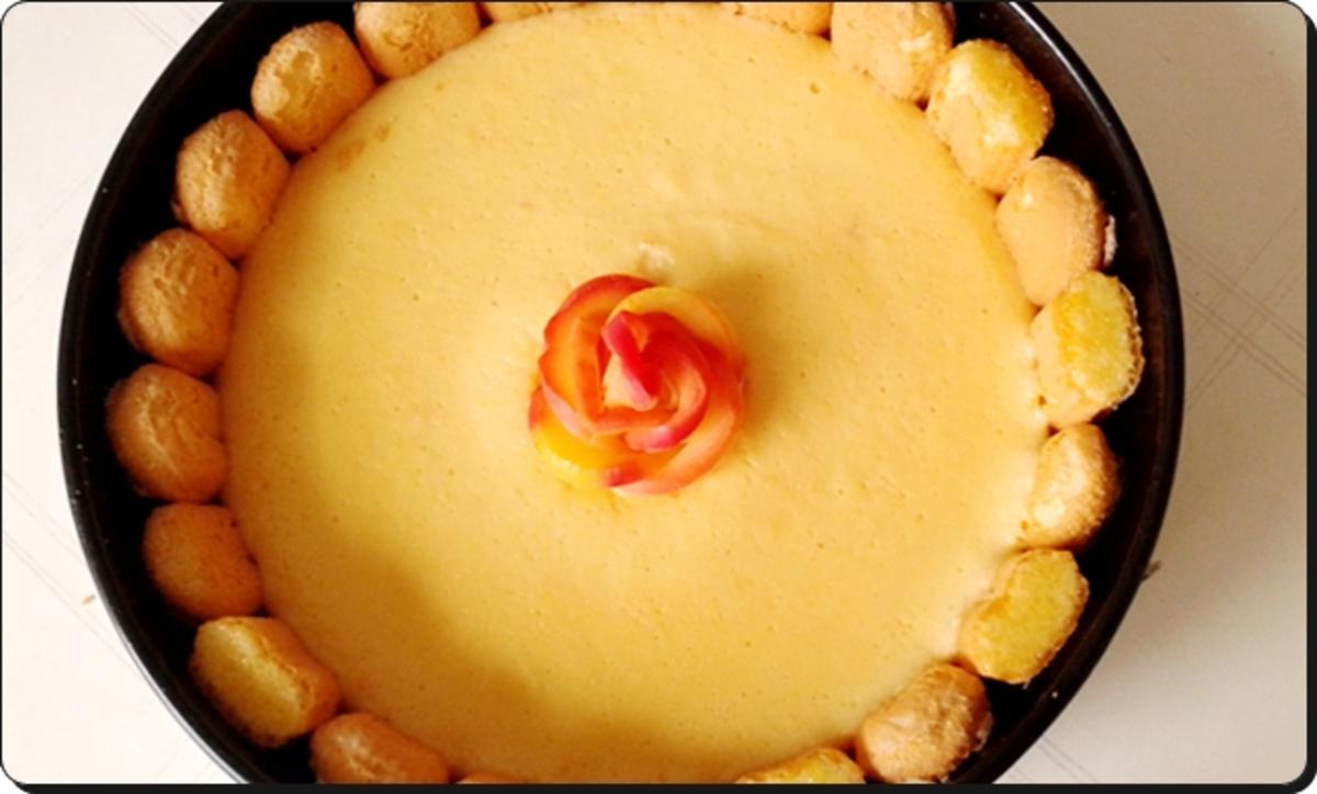 Apfelrosen Kuchen  mit Vanillecreme - Rezept - Bild Nr. 2767