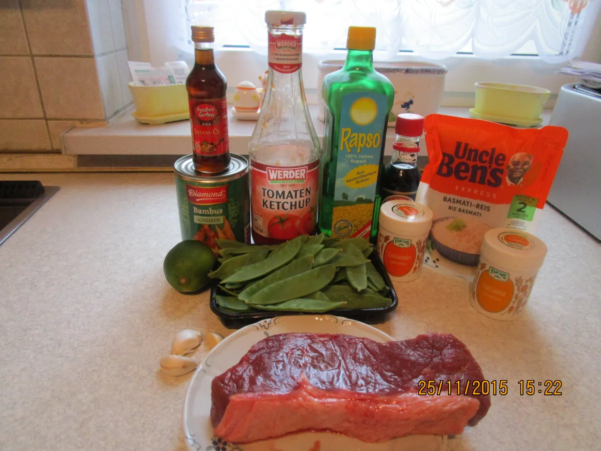 Asiatisch: Rindfleisch mit Bambussprossen - Rezept - Bild Nr. 2751