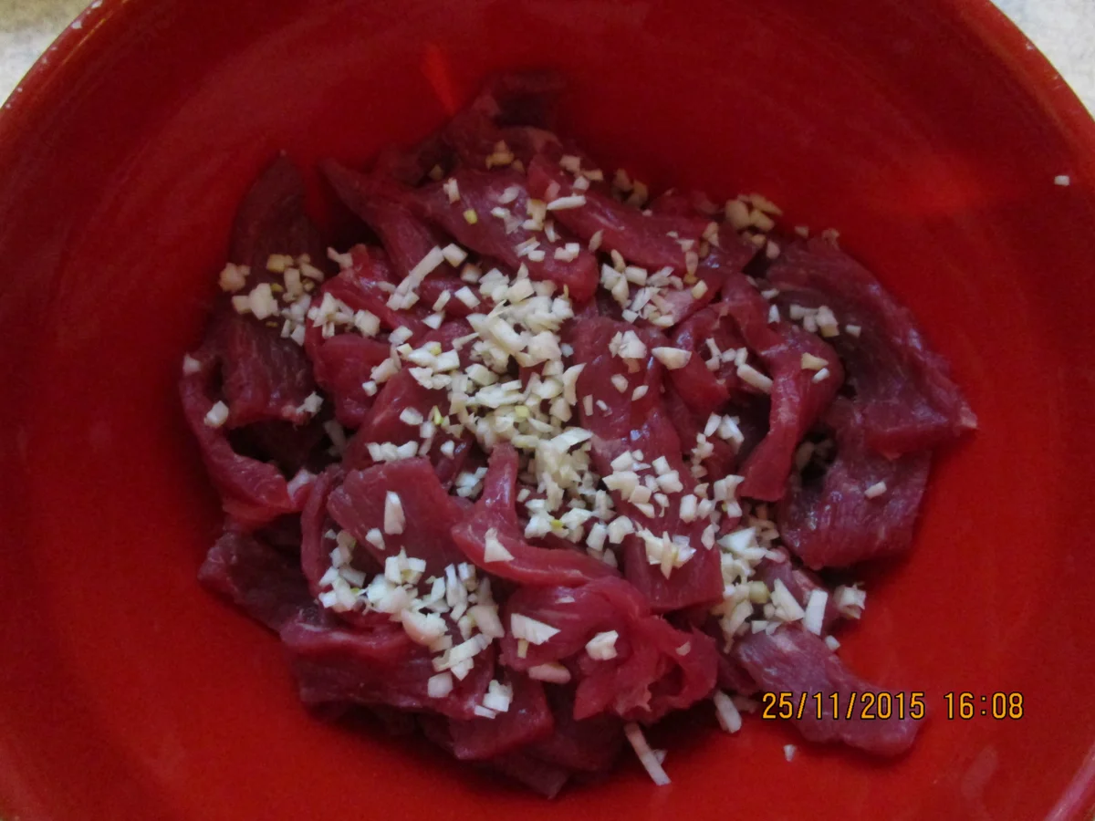 Asiatisch: Rindfleisch mit Bambussprossen - Rezept - Bild Nr. 2754