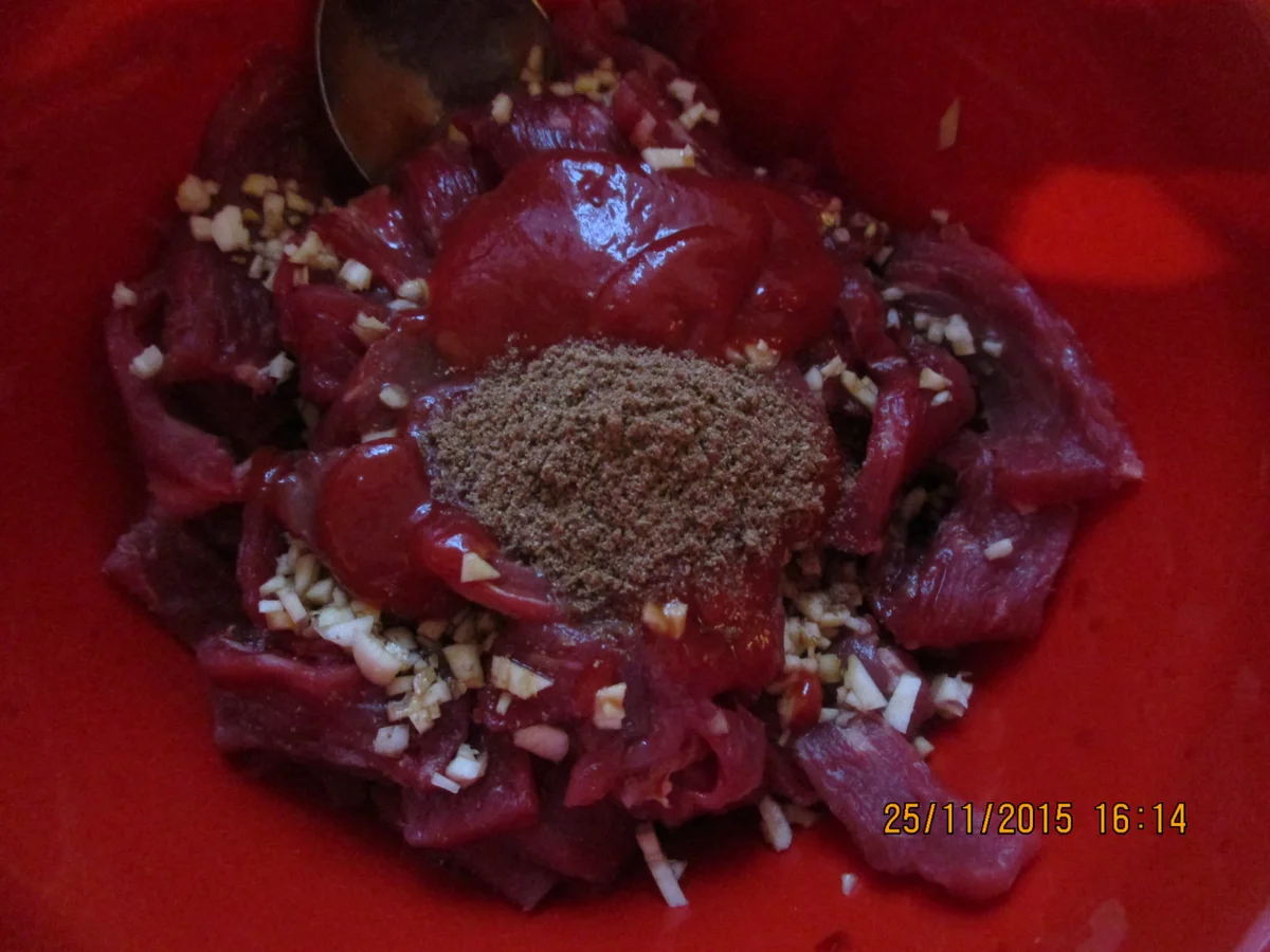 Asiatisch: Rindfleisch mit Bambussprossen - Rezept - Bild Nr. 2757