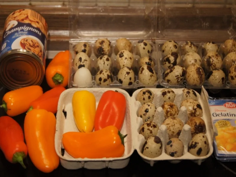 Wachteleier-Gemüse-Terrine - Rezept - Bild Nr. 2776