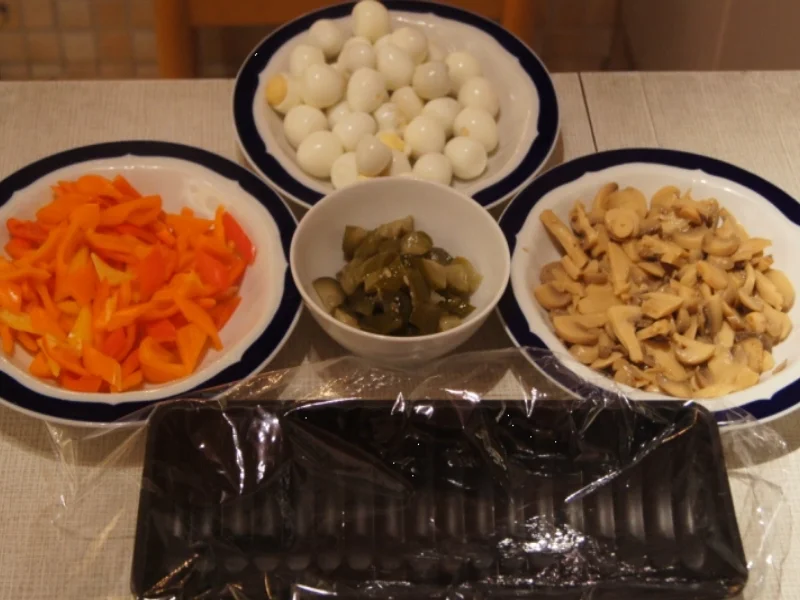 Wachteleier-Gemüse-Terrine - Rezept - Bild Nr. 2778