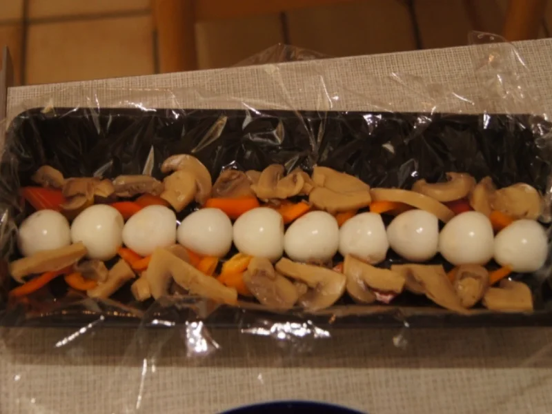 Wachteleier-Gemüse-Terrine - Rezept - Bild Nr. 2779